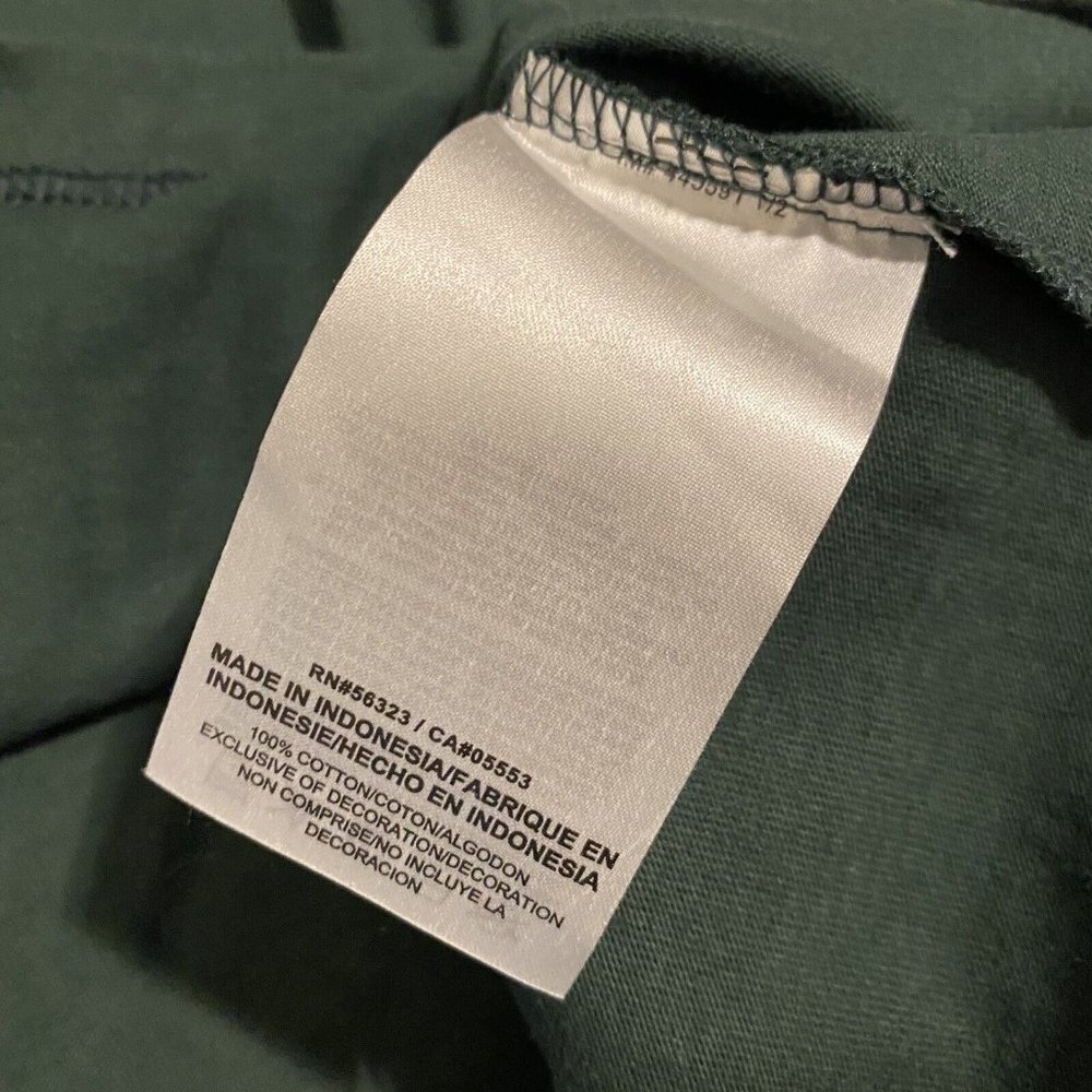 Nike Dark Green Long Sleeve Tee with Silver Logo - Picture 7 of 9